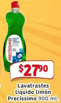 Soriana Mercado Precíssimo lavatrastes líquido limón oferta