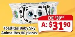 Soriana Mercado Baby sky animalitos toallitas oferta