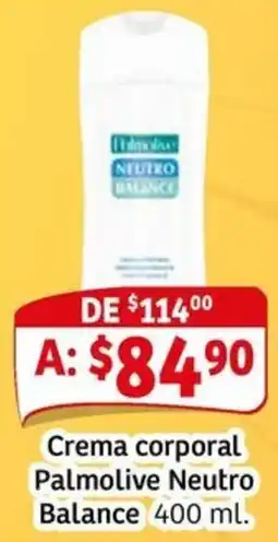 Soriana Mercado Palmolive neutro balance crema corporal oferta