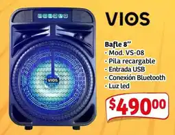 Soriana Mercado Vios bafle 8" oferta