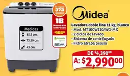 Soriana Mercado Midea lavadora doble tina oferta