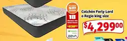 Soriana Mercado Colchón forly lord o regio king size oferta