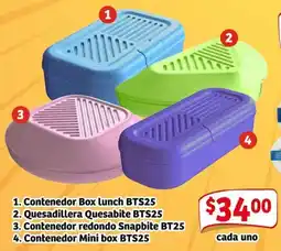Soriana Mercado Contenedor Box Lunch BTS25 oferta