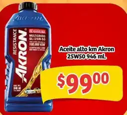 Soriana Mercado Akron aceite alto km oferta