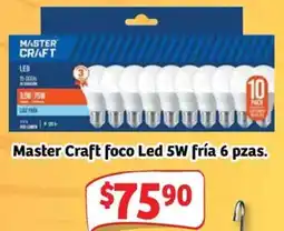 Soriana Mercado Master craft foco led oferta