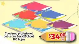 Soriana Mercado Back2school cuaderno profesional doble aro oferta