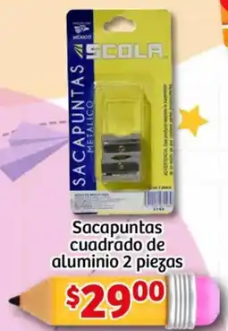 Soriana Mercado Sacapuntas cuadrado de aluminio oferta