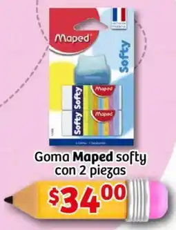 Soriana Mercado Maped goma softy oferta