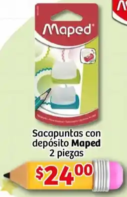 Soriana Mercado Maped sacapuntas con depósito oferta