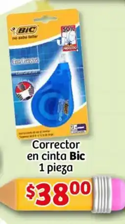 Soriana Mercado Bic corrector en cinta oferta