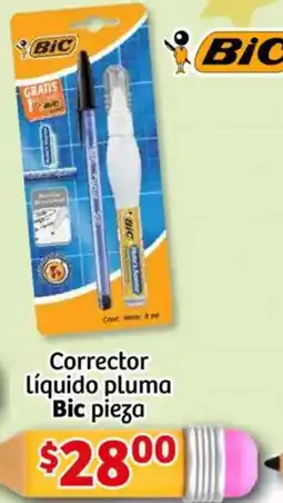 Soriana Mercado Bic corrector líquido pluma pieza oferta