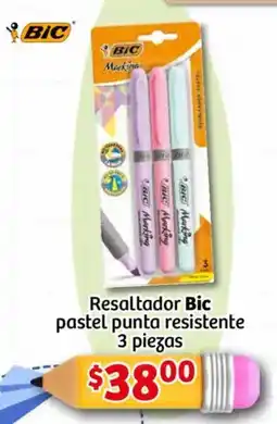 Soriana Mercado Bic resaltador pastel punta resistente oferta