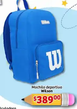 Soriana Mercado Wilson mochila deportiva oferta