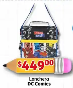 Soriana Mercado Dc comics lonchera oferta