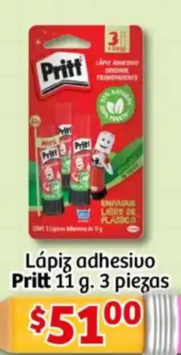 Soriana Mercado Pritt lápiz adhesivo oferta