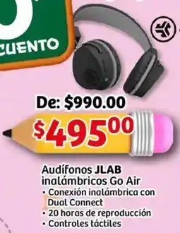 Soriana Mercado jlab audífonos inalámbricos go air oferta
