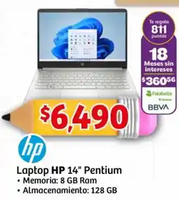 Soriana Mercado Hp laptop 14" pentium oferta