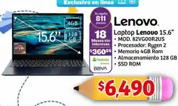 Soriana Mercado Lenovo laptop 15.6" oferta