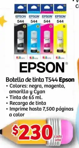 Soriana Mercado Epson botella de tinta T544 oferta
