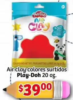 Soriana Mercado Play-doh air clay colores surtidos oferta
