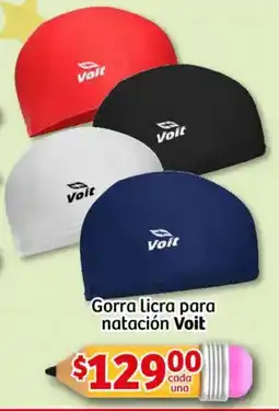 Soriana Mercado Voit gorra licra para natación oferta