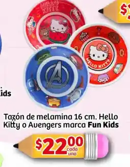 Soriana Mercado Fun kids tazón de melamina oferta