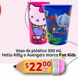 Soriana Mercado Fun kids vaso de plástico oferta