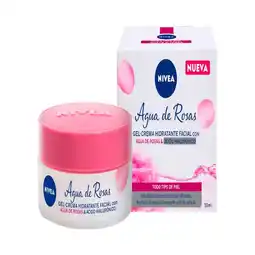 Farmacias Benavides Gel-Crema Hidratante Facial con Agua de Rosas & Ácido Hialurónico oferta