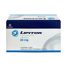 Farmacias Benavides 20 mg Atorvastatina Duopack oferta