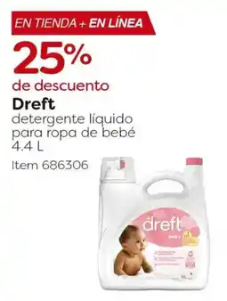 Costco Dreft Baby detergente líquido oferta