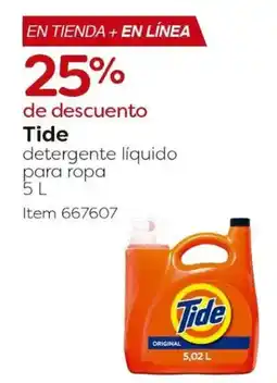 Costco Tide detergente líquido para ropa oferta