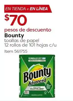 Costco Bounty Advanced toallas de papel oferta