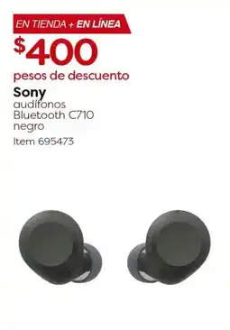 Costco Sony audífonos Bluetooth C710 oferta