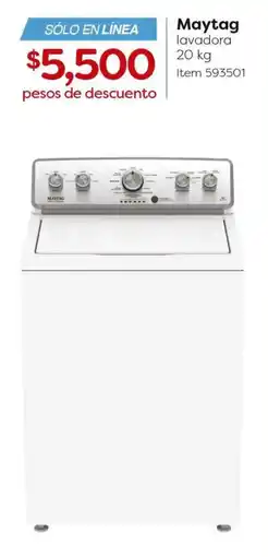 Costco Maytag lavadora 20 kg oferta