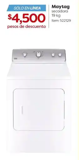 Costco Maytag secadora 19 kg oferta