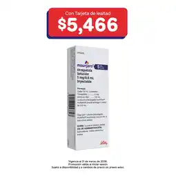Farmacias Benavides 5 mg Tirzepatida/0.6 ml Solución oferta