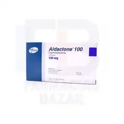 Farmacias Bazar ALDACTONE 100MG 30 TABLETAS oferta