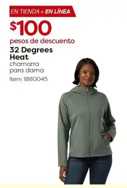 Costco 32 degrees heat chamarra para dama oferta