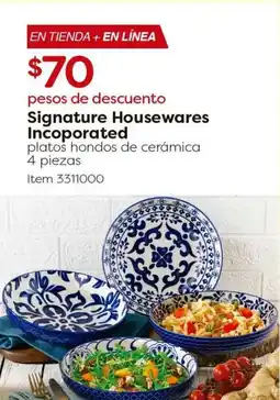 Costco Signature housewares incoporated oferta