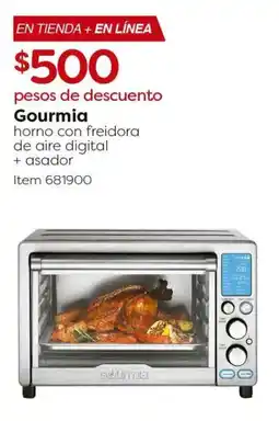 Costco Gourmia horno con freidora de aire digital + asador oferta