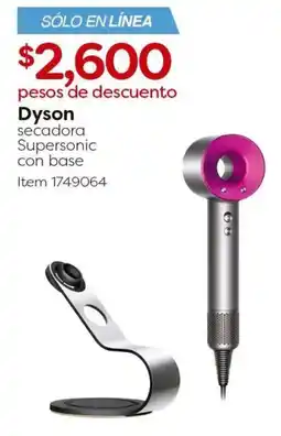 Costco Dyson secadora supersonic con base oferta