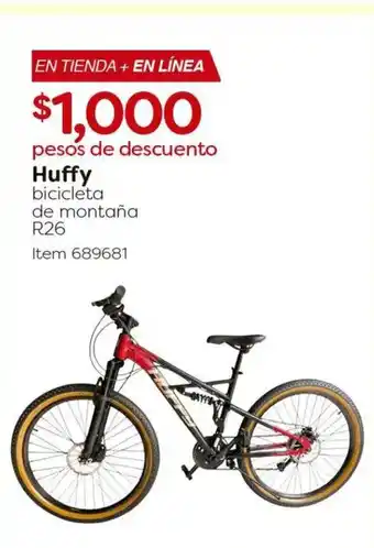 Costco Huffy bicicleta de montaña R26 oferta