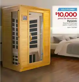 Costco Dynamic sauna infrarrojo para 2 personas oferta