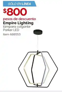 Costco Empire lighting lámpara colgante parker led oferta