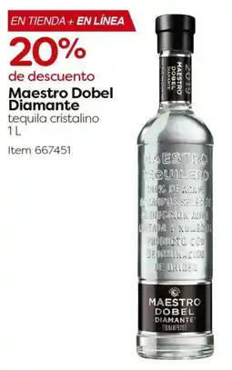 Costco Maestro dobel diamante tequila cristalino oferta
