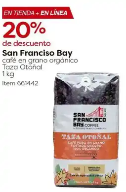 Costco San franciso bay café en grano orgánico taza otoñal oferta