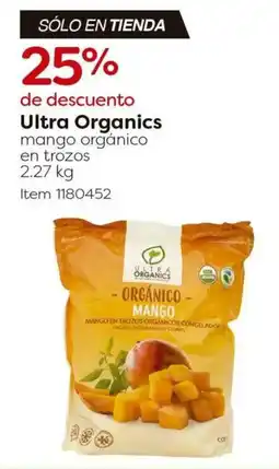 Costco Ultra Organics mango orgánico en trozos oferta