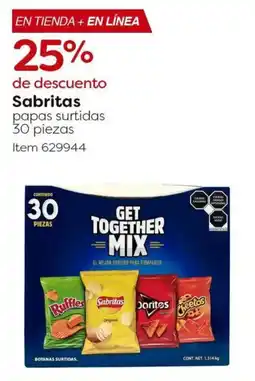 Costco Sabritas papas surtidas oferta