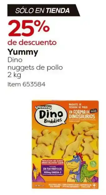 Costco Yummy dino nuggets de pollo oferta