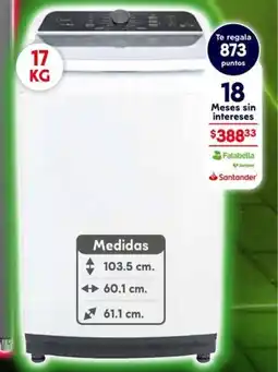 Soriana Híper Midea lavadora carga superior oferta